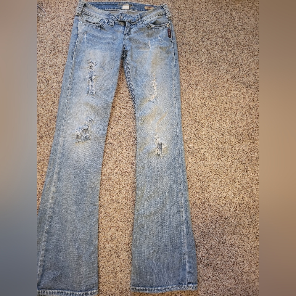 Silver jeans